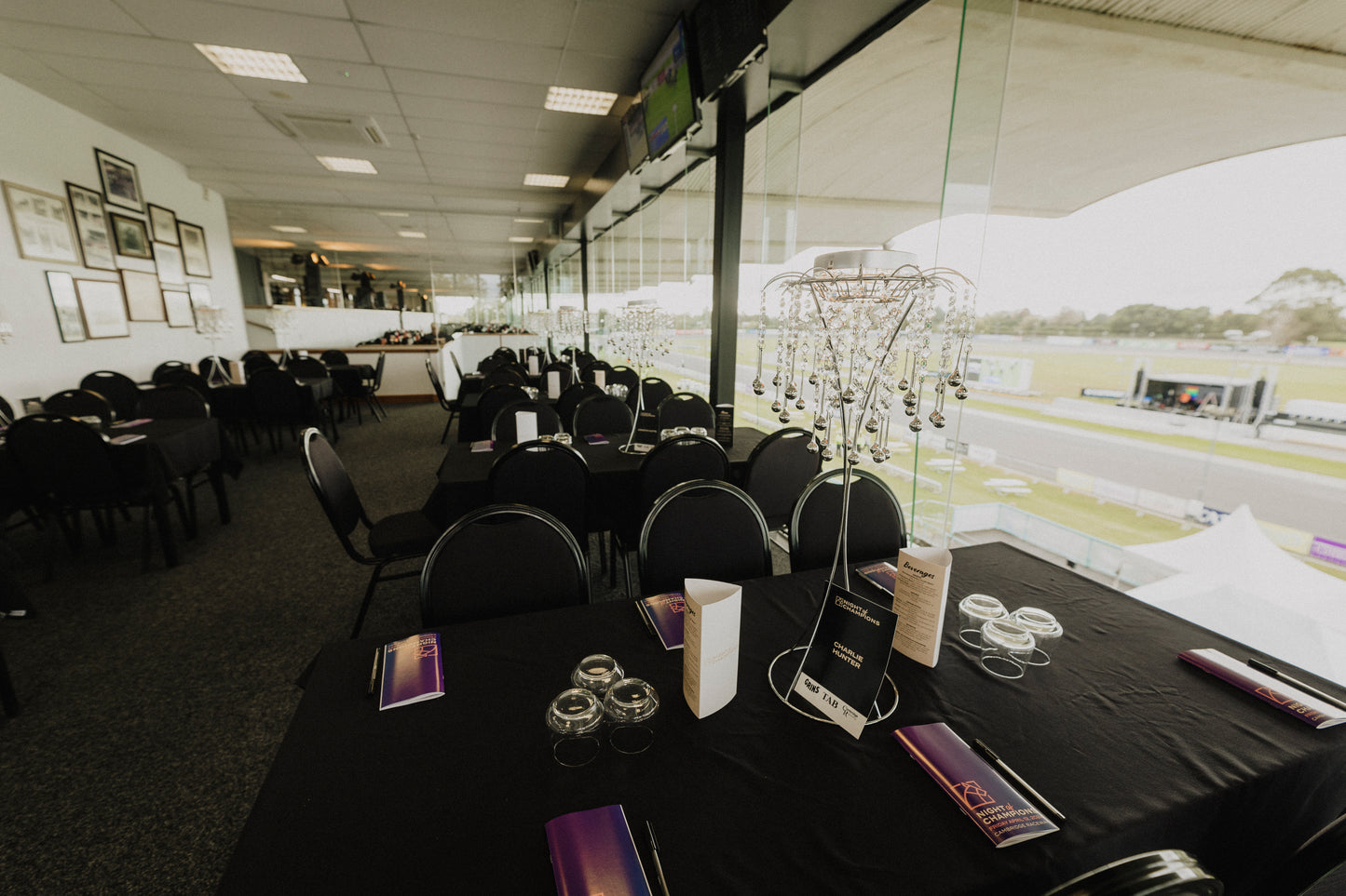 Cambridge Raceway indoor function room for corporate events